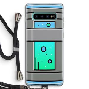 CaseCompany Chug Bottle: Samsung Galaxy S10 Plus Transparant Hoesje met koord