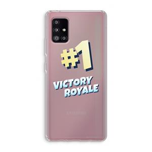 CaseCompany Victory Royale: Samsung Galaxy A51 5G Transparant Hoesje