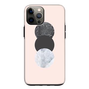 CaseCompany Marmeren cirkels: iPhone 12 Tough Case