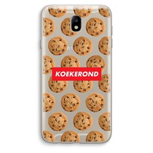 CaseCompany Koekerond: Samsung Galaxy J7 (2017) Transparant Hoesje