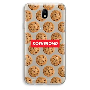 CaseCompany Koekerond: Samsung Galaxy J7 (2017) Transparant Hoesje