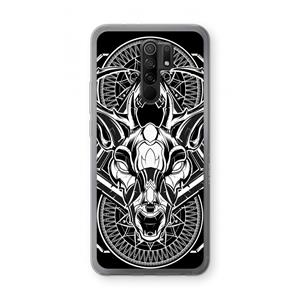 CaseCompany Oh Deer: Xiaomi Redmi 9 Transparant Hoesje
