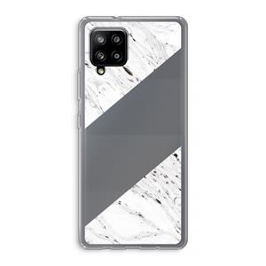 CaseCompany Biggest stripe: Samsung Galaxy A42 5G Transparant Hoesje