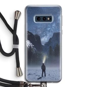 CaseCompany Wanderlust: Samsung Galaxy S10e Transparant Hoesje met koord