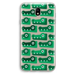 CaseCompany Crocs: Samsung Galaxy J7 (2017) Transparant Hoesje