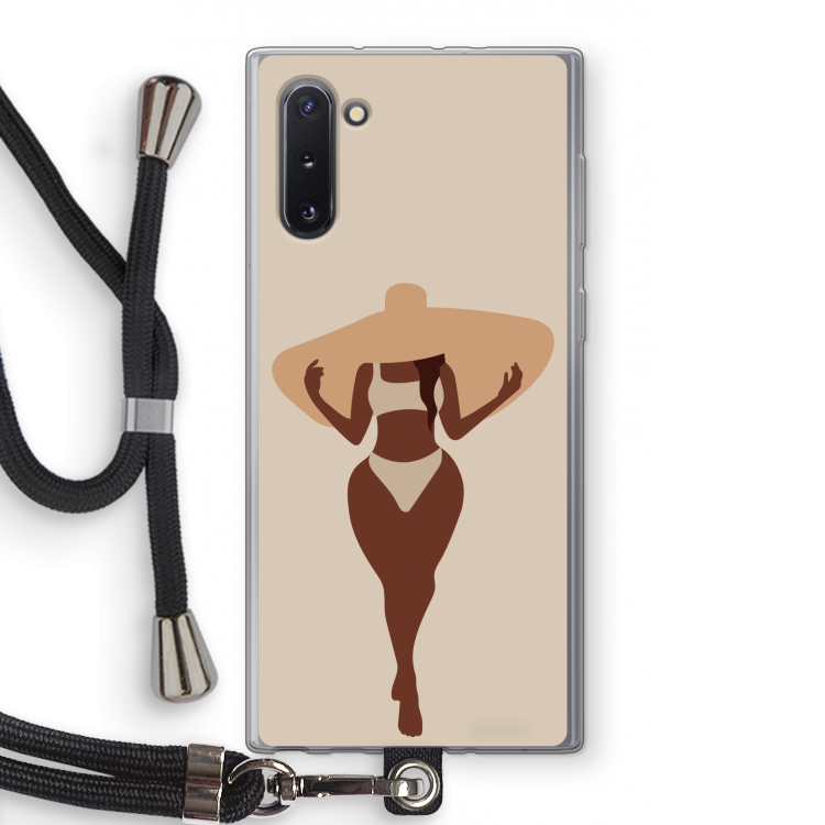 CaseCompany Let's get salty: Samsung Galaxy Note 10 Transparant Hoesje met koord