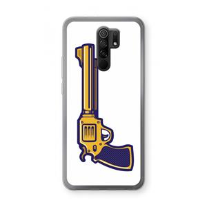 CaseCompany Pew Pew Pew: Xiaomi Redmi 9 Transparant Hoesje