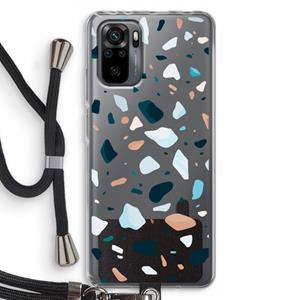 CaseCompany Terrazzo N°13: Xiaomi Redmi Note 10 Pro Transparant Hoesje met koord