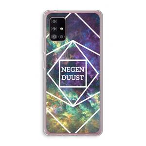 CaseCompany Negenduust ruimte: Samsung Galaxy A51 5G Transparant Hoesje