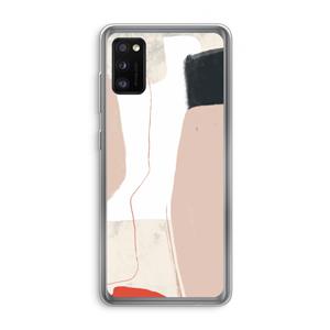 CaseCompany Lava: Samsung Galaxy A41 Transparant Hoesje