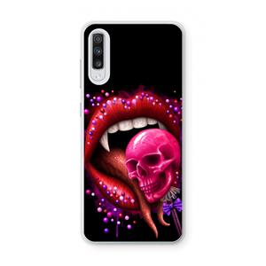 CaseCompany Dodelijk zoet: Samsung Galaxy A70 Transparant Hoesje
