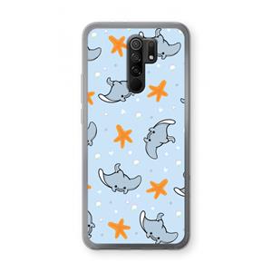 CaseCompany Manta: Xiaomi Redmi 9 Transparant Hoesje