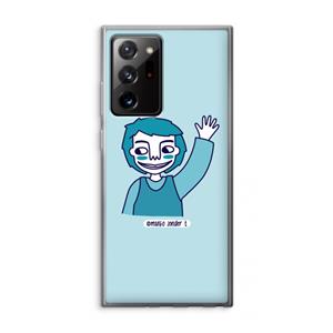 CaseCompany Zwaai: Samsung Galaxy Note 20 Ultra / Note 20 Ultra 5G Transparant Hoesje