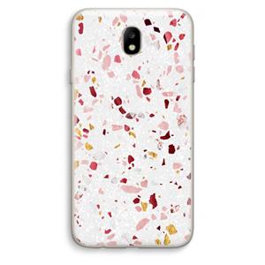 CaseCompany Terrazzo N°9: Samsung Galaxy J7 (2017) Transparant Hoesje