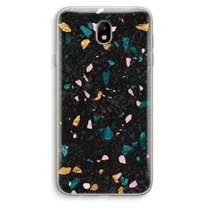 CaseCompany Terrazzo N°10: Samsung Galaxy J7 (2017) Transparant Hoesje