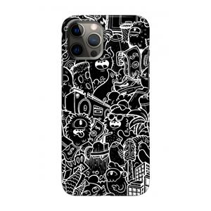 CaseCompany Vexx Black City : Volledig geprint iPhone 12 Pro Hoesje