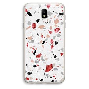 CaseCompany Terrazzo N°12: Samsung Galaxy J7 (2017) Transparant Hoesje