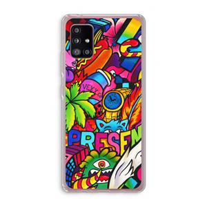CaseCompany Represent: Samsung Galaxy A51 5G Transparant Hoesje