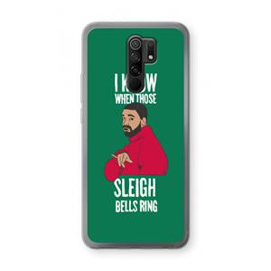 CaseCompany Sleigh Bells Ring: Xiaomi Redmi 9 Transparant Hoesje