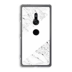 CaseCompany Biggest stripe: Sony Xperia XZ2 Transparant Hoesje