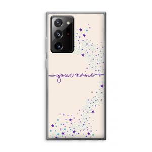 CaseCompany Sterren: Samsung Galaxy Note 20 Ultra / Note 20 Ultra 5G Transparant Hoesje