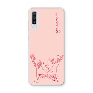 CaseCompany Best Friends: Samsung Galaxy A70 Transparant Hoesje