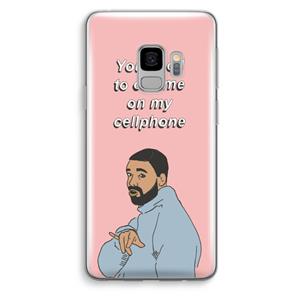 CaseCompany Hotline bling: Samsung Galaxy S9 Transparant Hoesje