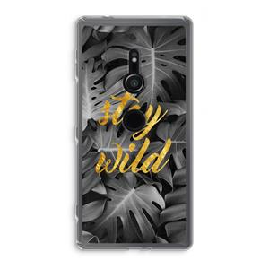 CaseCompany Stay wild: Sony Xperia XZ2 Transparant Hoesje