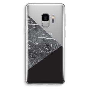 CaseCompany Combinatie marmer: Samsung Galaxy S9 Transparant Hoesje