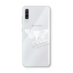 CaseCompany Good or bad: Samsung Galaxy A70 Transparant Hoesje