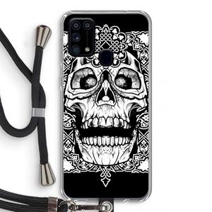 CaseCompany Seek & Destroy: Samsung Galaxy M31 Transparant Hoesje met koord
