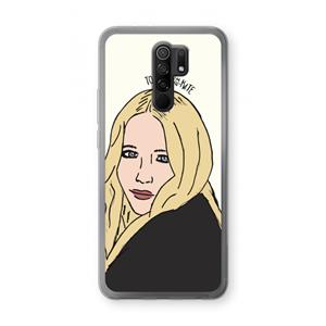 CaseCompany Mary Kate: Xiaomi Redmi 9 Transparant Hoesje
