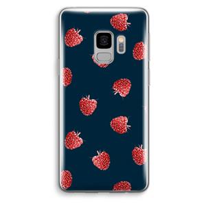 CaseCompany Framboosjes: Samsung Galaxy S9 Transparant Hoesje