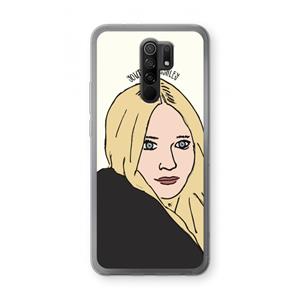 CaseCompany Ashley: Xiaomi Redmi 9 Transparant Hoesje