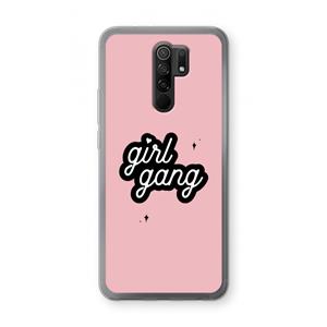 CaseCompany Girl Gang: Xiaomi Redmi 9 Transparant Hoesje