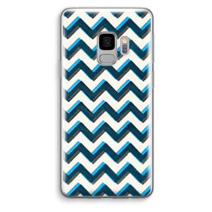 CaseCompany Onderbroken lijn: Samsung Galaxy S9 Transparant Hoesje