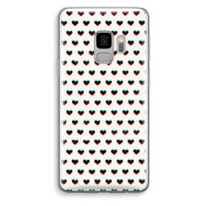 CaseCompany Hartjes: Samsung Galaxy S9 Transparant Hoesje