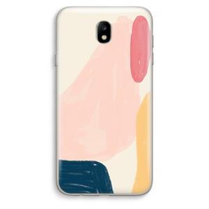 CaseCompany Saturday Flow: Samsung Galaxy J7 (2017) Transparant Hoesje