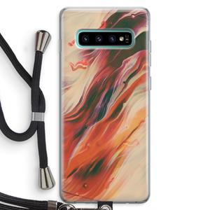 CaseCompany Forgotten Lands: Samsung Galaxy S10 Plus Transparant Hoesje met koord