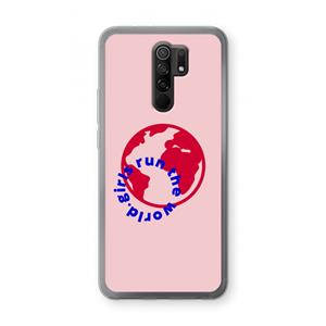 CaseCompany Run The World: Xiaomi Redmi 9 Transparant Hoesje