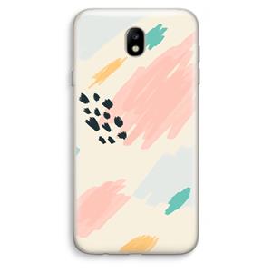 CaseCompany Sunday Chillings: Samsung Galaxy J7 (2017) Transparant Hoesje
