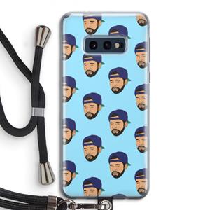 CaseCompany Drake Away: Samsung Galaxy S10e Transparant Hoesje met koord