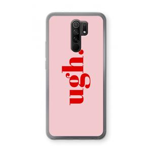 CaseCompany Ugh: Xiaomi Redmi 9 Transparant Hoesje