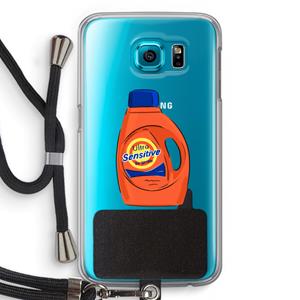 CaseCompany Ultra Sensitive: Samsung Galaxy S6 Transparant Hoesje met koord