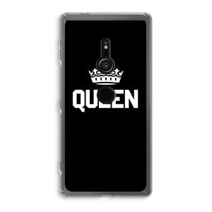 CaseCompany Queen zwart: Sony Xperia XZ2 Transparant Hoesje