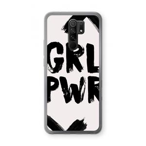 CaseCompany Girl Power #2: Xiaomi Redmi 9 Transparant Hoesje