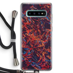 CaseCompany Lucifer: Samsung Galaxy S10 Plus Transparant Hoesje met koord