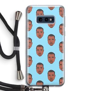 CaseCompany Kanye Call Me℃: Samsung Galaxy S10e Transparant Hoesje met koord