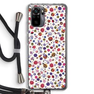 CaseCompany Planets Space: Xiaomi Redmi Note 10 Pro Transparant Hoesje met koord