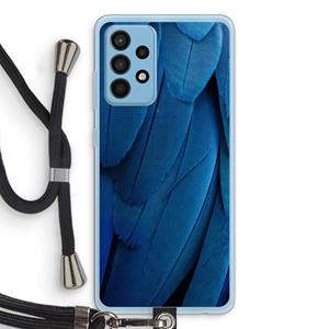 CaseCompany Pauw: Samsung Galaxy A52 Transparant Hoesje met koord